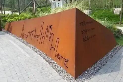 鼎湖耐候钢挡土墙